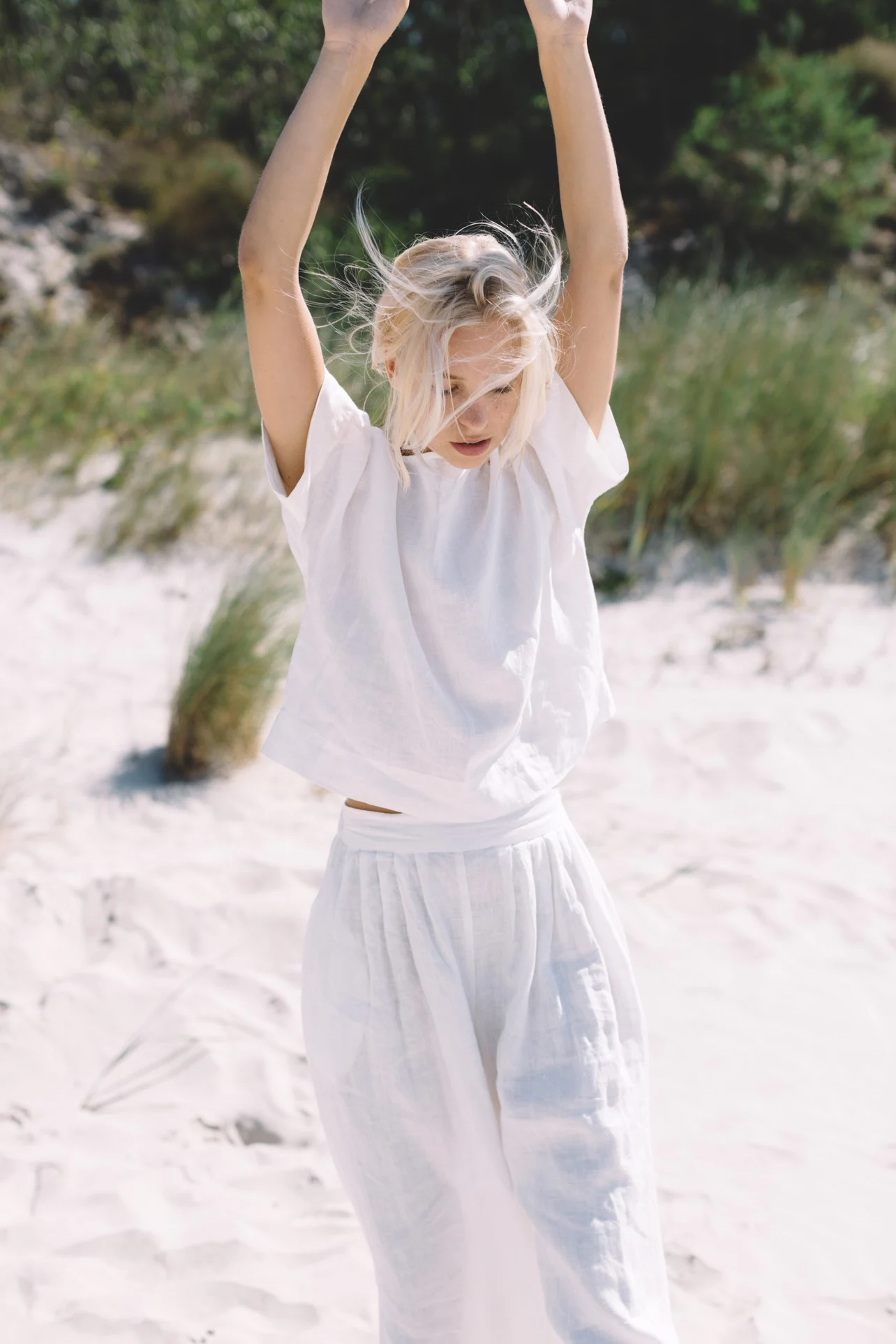 linenfox mona top